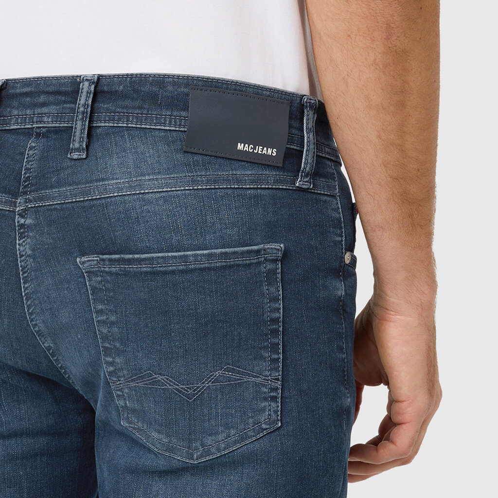 MAC Jeans MAC Ultimate Driver Jeans Macflexx, Blue Black Authentic Wash