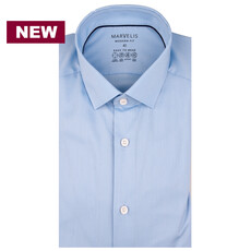 MarVelis MarVelis Performance Easy to Wear overhemd blue Modern Fit, New Kent kraag