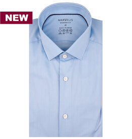 MarVelis MarVelis Performance Easy to Wear overhemd blue Modern Fit, New Kent kraag