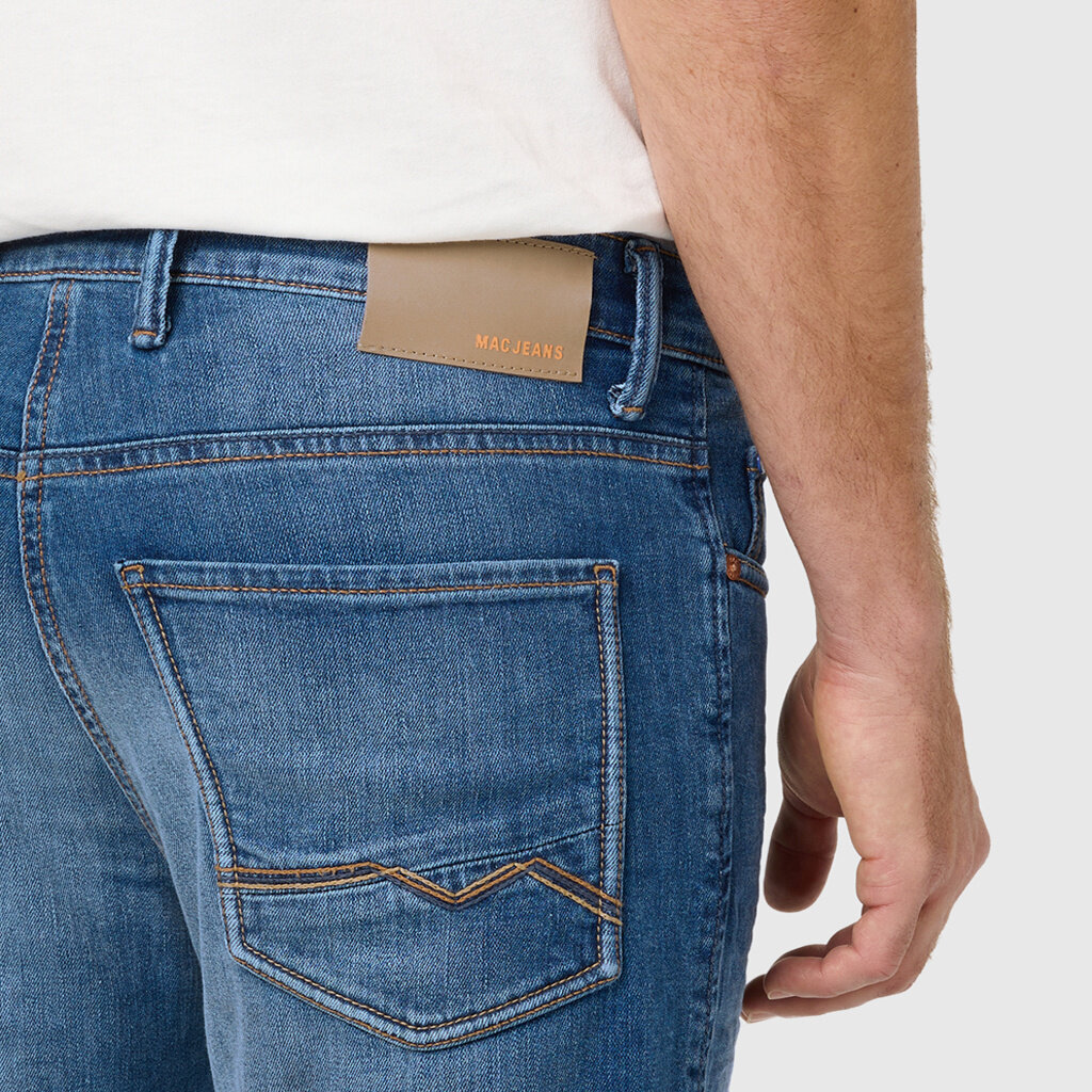 MAC Jeans  MAC Arne Pipe Hemp Denim, Hemp Midblue Authentic