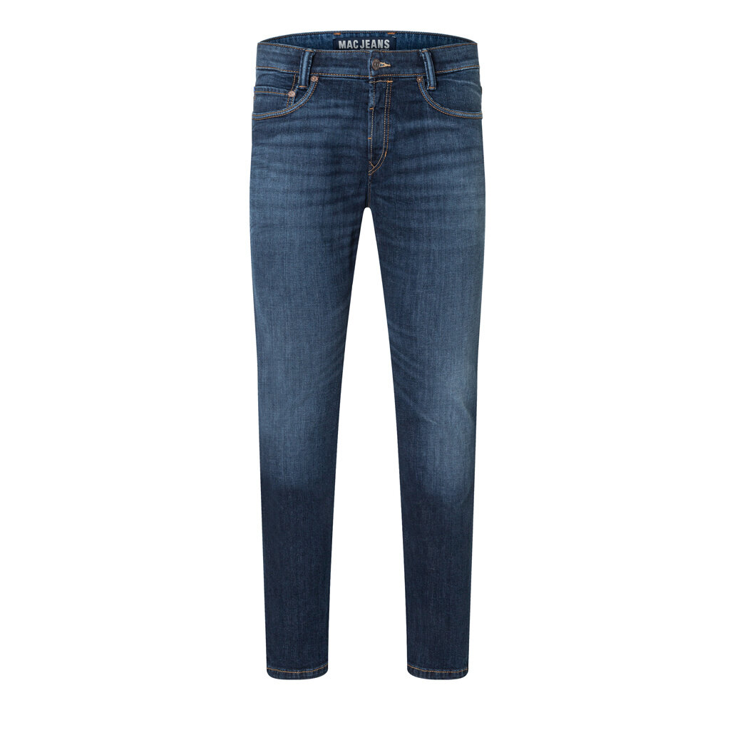 MAC Jeans  MAC Arne Pipe Hemp Denim, Dark Blue 3D Wash