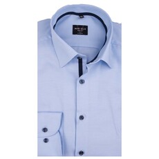 MarVelis MarVelis overhemd blue fine twill Body Fit, New York Kent kraag