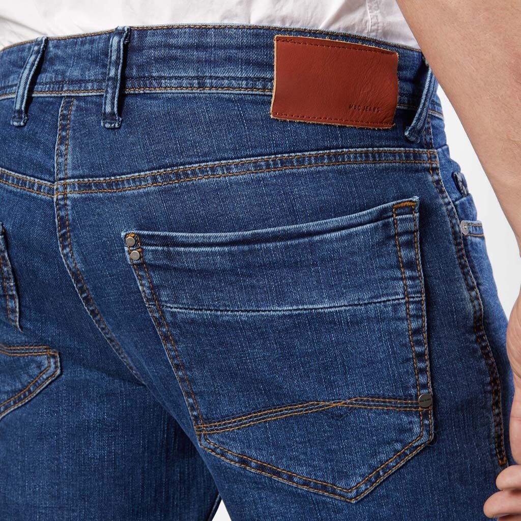 MAC Jeans MAC Ben Authentic Denim, Dark Stonewash