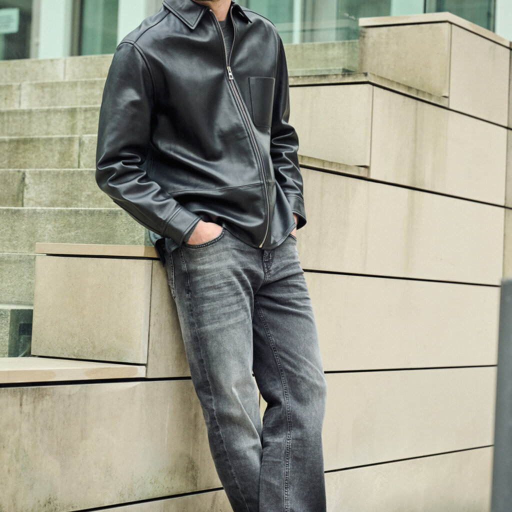 MAC Jeans MAC Rick Vintage Denim, Black Black Washed