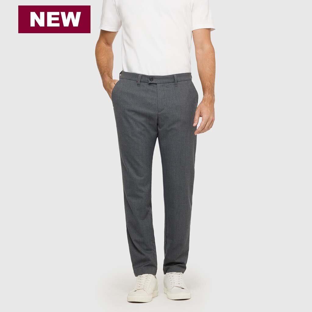 MAC Jeans MAC Lennox Wooly Herringbone, Grey Stone Herringbone