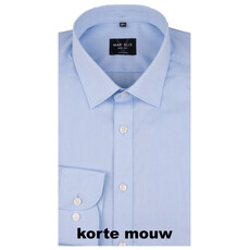 MarVelis MarVelis overhemd korte mouw  blue Body Fit, New Kent kraag