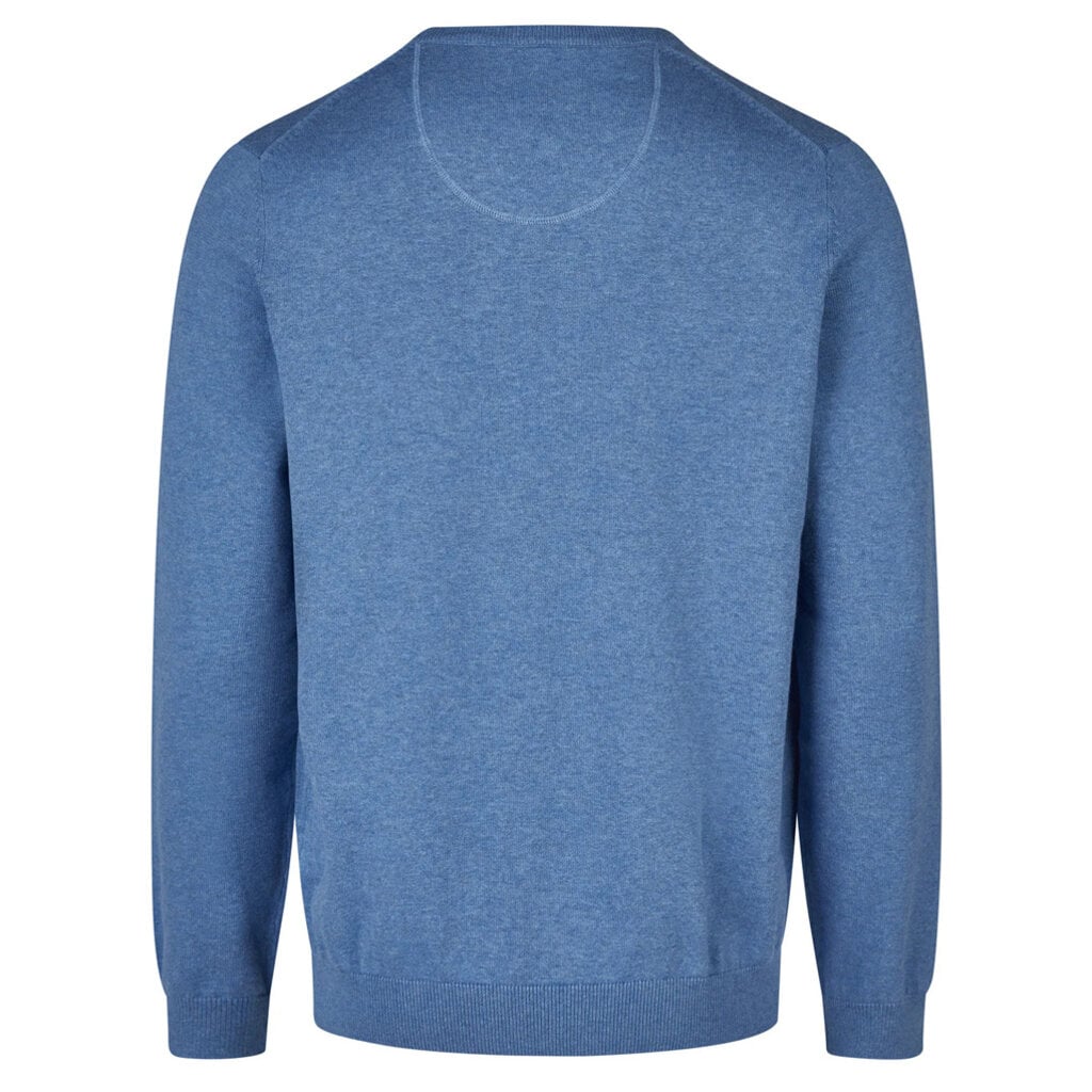 MarVelis MarVelis trui katoen blauw V-hals