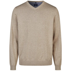 MarVelis MarVelis trui katoen beige V-hals