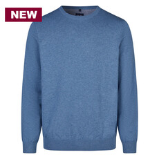 MarVelis MarVelis trui katoen blauw O-hals