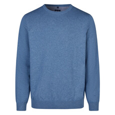 MarVelis MarVelis trui katoen blauw O-hals