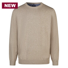 MarVelis MarVelis trui katoen beige O-hals