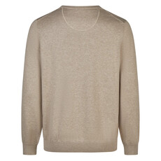 MarVelis MarVelis trui katoen beige O-hals