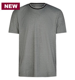 MarVelis Marvelis Modern Fit T-shirts gemeleerd zwart , O-hals