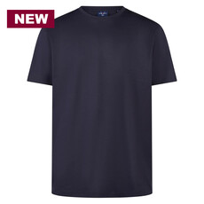MarVelis Marvelis Modern Fit T-shirts zijdeglans donkerblauw , O-hals
