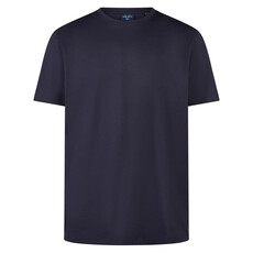 MarVelis Marvelis Modern Fit T-shirts zijdeglans donkerblauw , O-hals