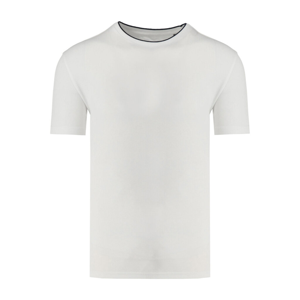 MarVelis Marvelis modern fit T-shirts gemeleerd wit, O-hals