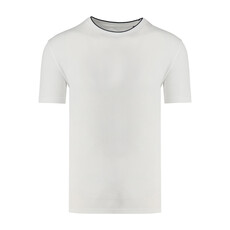 MarVelis Marvelis modern fit T-shirts gemeleerd wit, O-hals