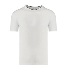 MarVelis Marvelis modern fit T-shirts gemeleerd wit, O-hals