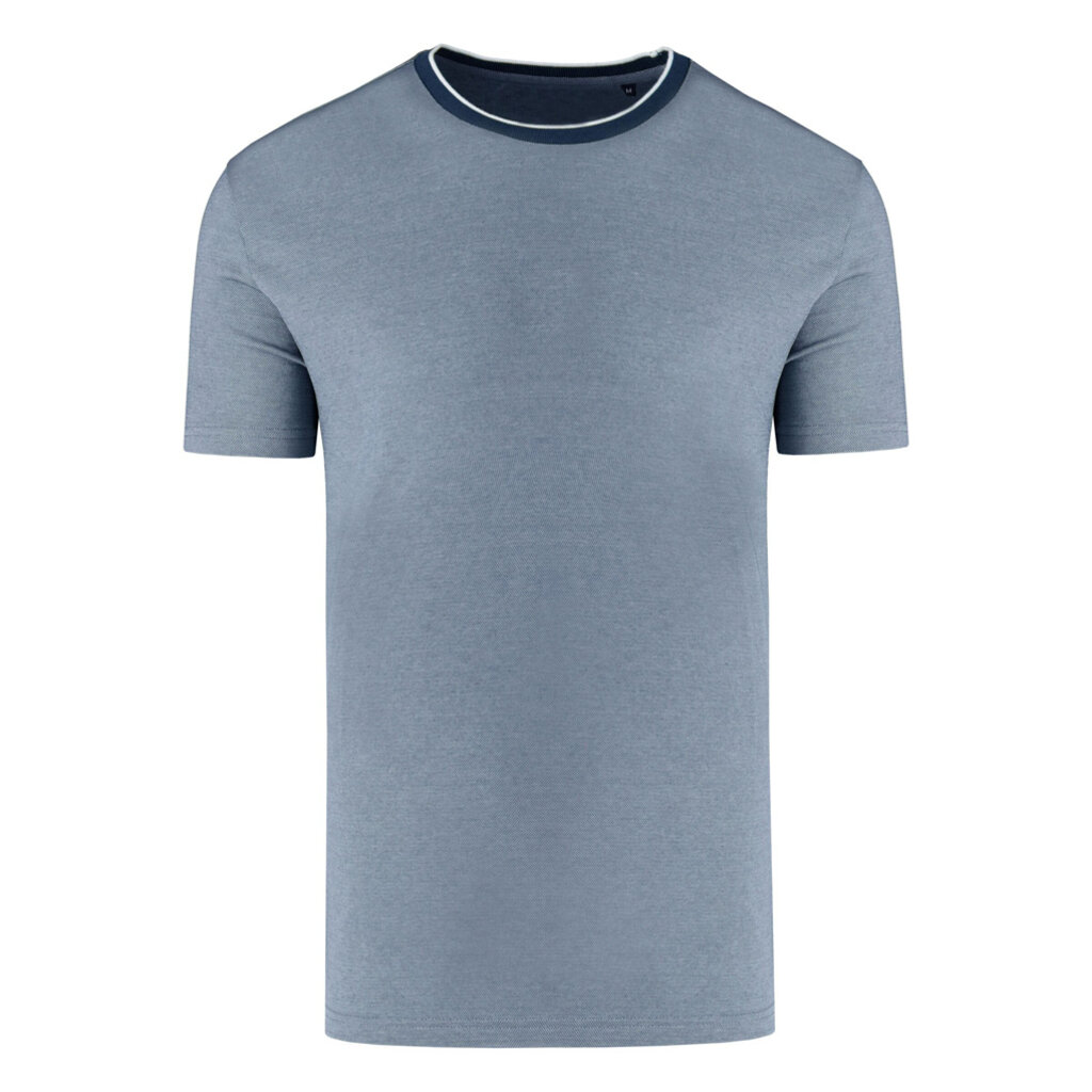 MarVelis Marvelis Modern Fit T-shirts gemeleerd blauw , O-hals