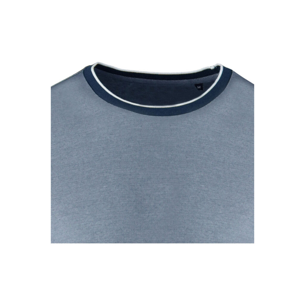 MarVelis Marvelis Modern Fit T-shirts gemeleerd blauw , O-hals