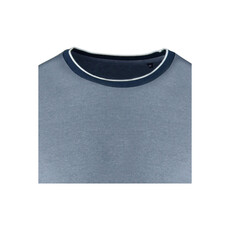 MarVelis Marvelis Modern Fit T-shirts gemeleerd blauw , O-hals