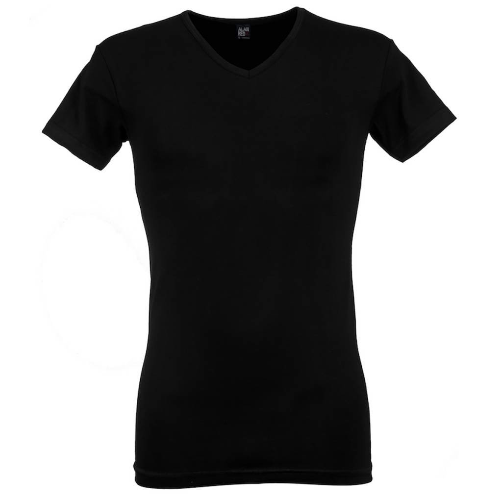 AlanRed AlanRed Oklahoma stretch 1-pack V-neck body fit black