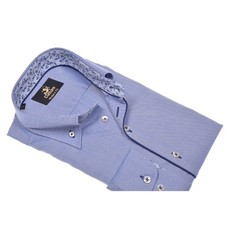 Culture Culture Modern Fit blue , dobby. Button down kraag.