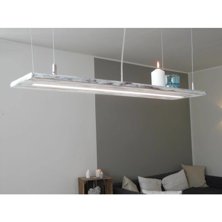 Shabby chic Holz Leuchte-1