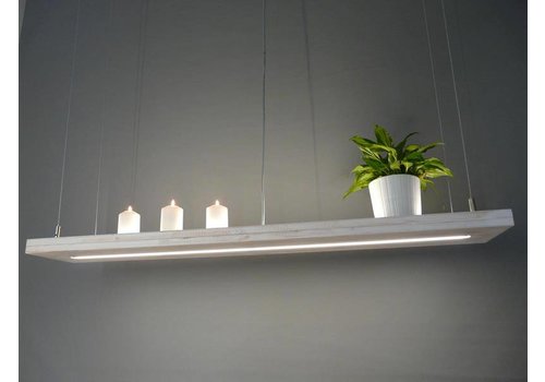  Peka Ideen Hängelampe Holz Shabby Chic mit Ober und Unterlicht 