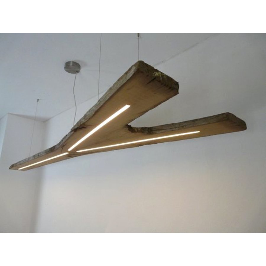 XXL LED Lampe Hängeleuchte antik Balken-1