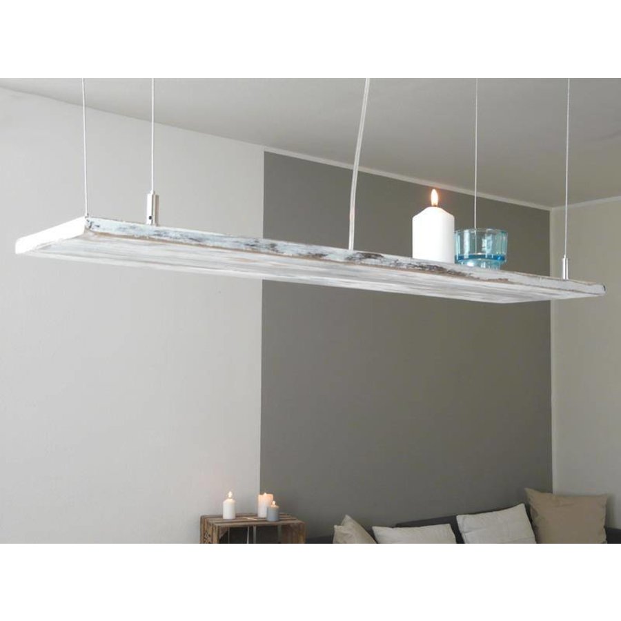 Shabby chic Holz Leuchte-3