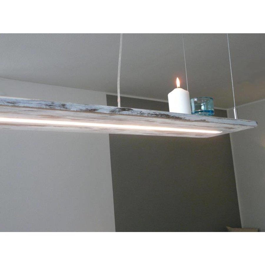 Shabby chic Holz Leuchte-4