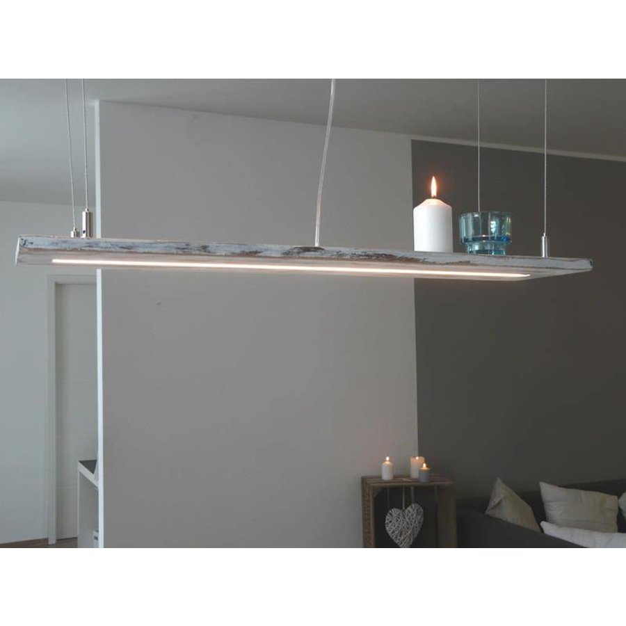 Shabby chic Holz Leuchte-5