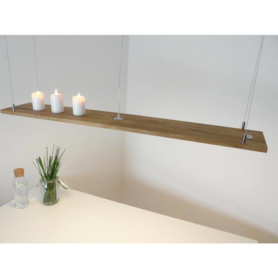 Hängeleuchte Eiche natur geölt Doppel Led Zeile-4