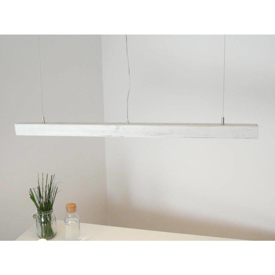 Esstischlampe Shabby chic Holzlampe-5