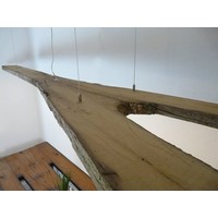 thumb-XXL LED Lampe Hängeleuchte antik Balken-4