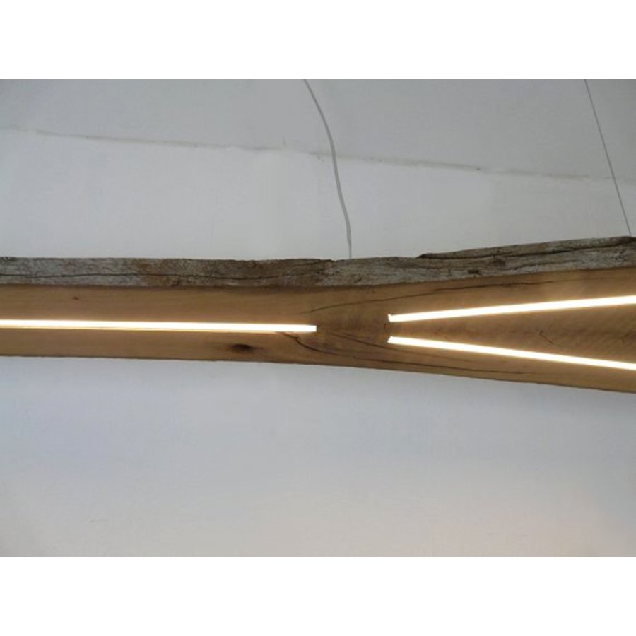 XXL LED Lampe Hängeleuchte antik Balken-8