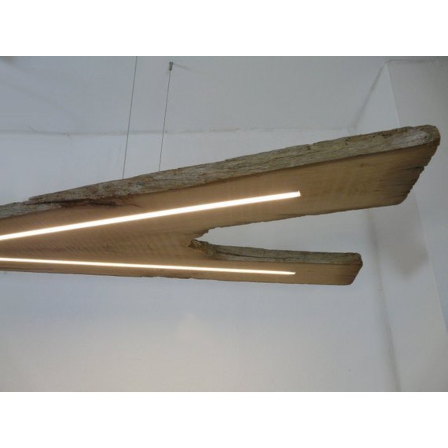 XXL LED Lampe Hängeleuchte antik Balken-9