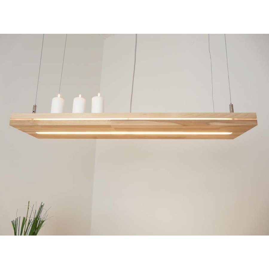 Hängelampe "Sandwich" Buche 80 cm-2