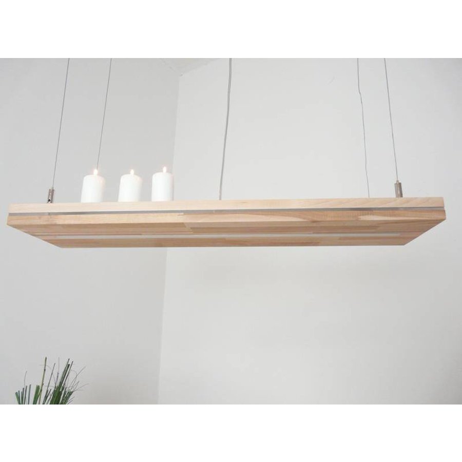 Hängelampe "Sandwich" Buche 80 cm-4