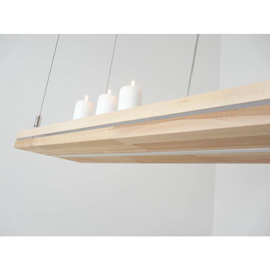 Hängelampe "Sandwich" Buche 80 cm-5