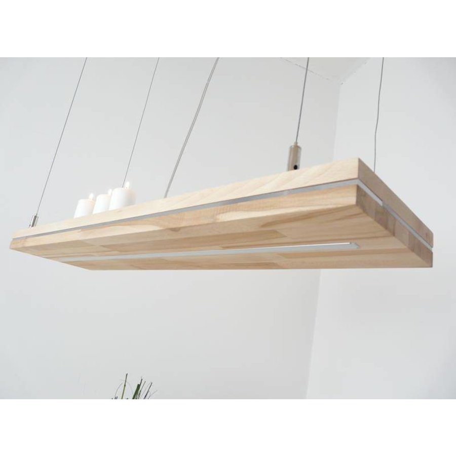 Hängelampe "Sandwich" Buche 80 cm-6