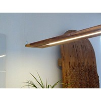 thumb-Hängeleuchte Holz Akazie 120 cm preisreduziert-6