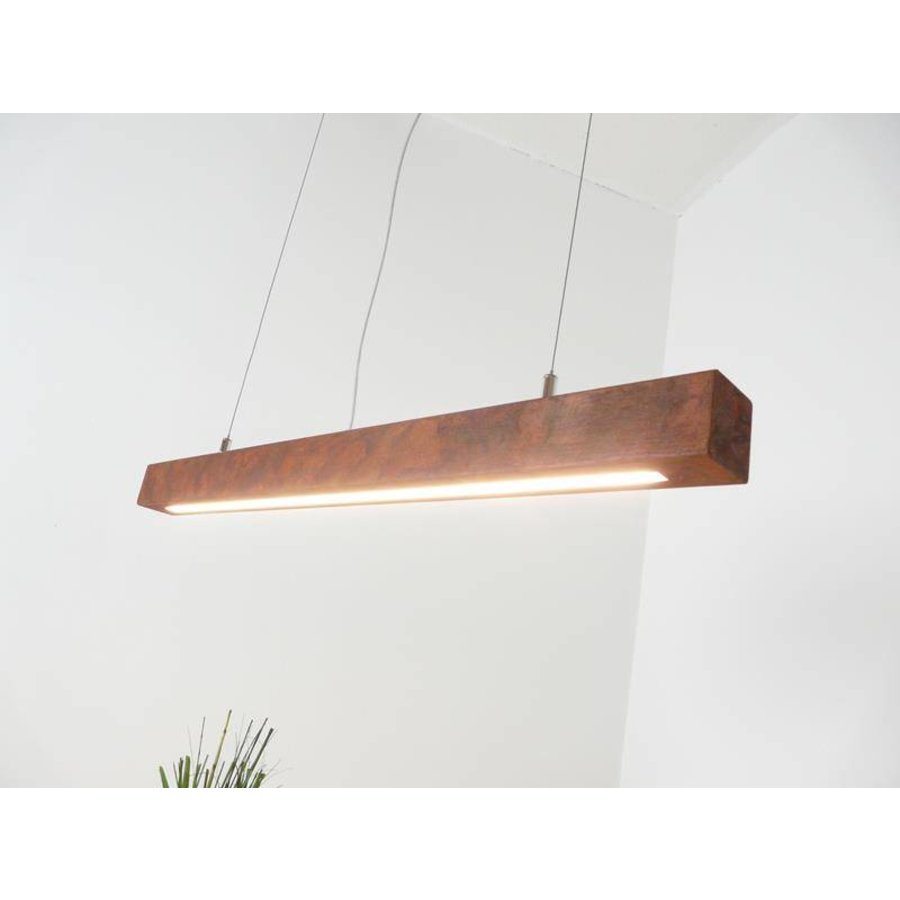 Led Hängeleuchte Holz Rostoptik-2