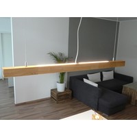 thumb-Hängelampe Holz Eiche massiv-1