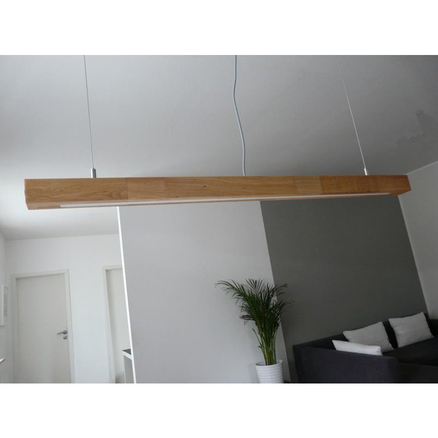 Hängelampe Holz Eiche massiv-3