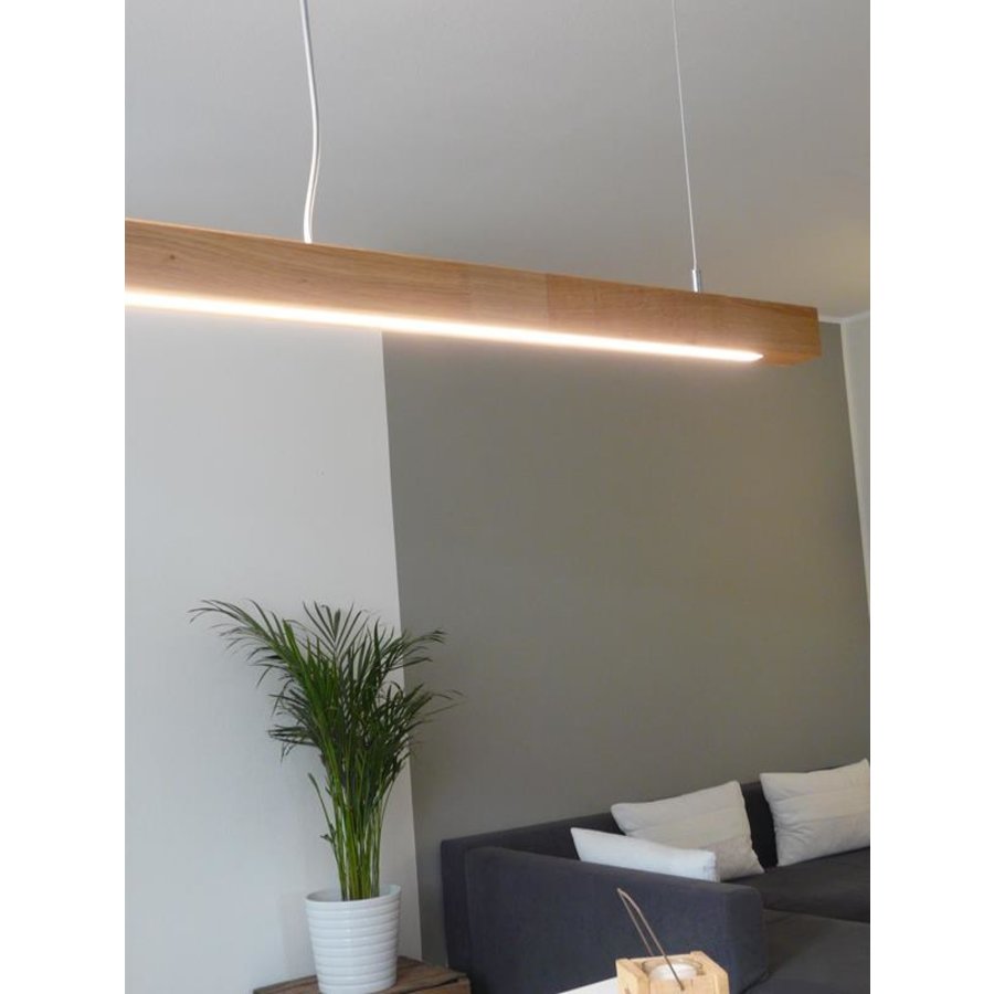 Hängelampe Holz Eiche massiv-6