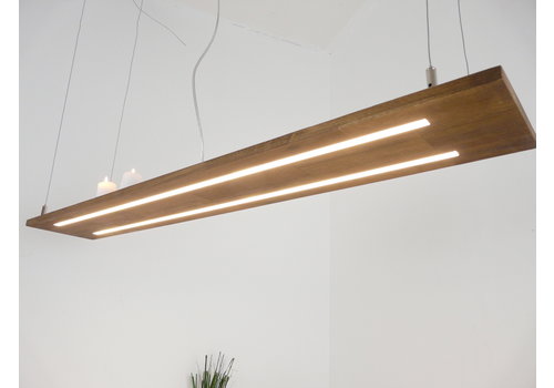  Hängeleuchte Akazien 80 cm Doppel Led Zeile 