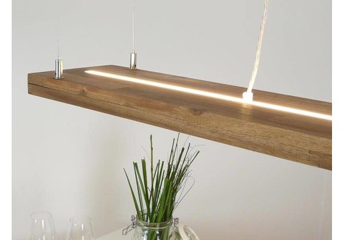  Led Leuchte Hängelampe Holz Akazie 160 cm 