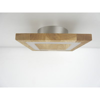 thumb-kleine LED Deckenleuchte Holz Eiche  20 x 20 cm-3
